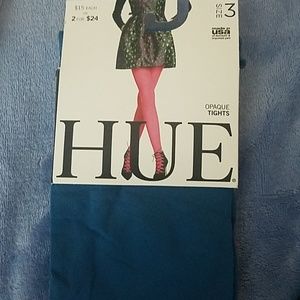 Funky teal tights - HUE